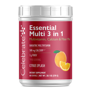 Essential Multi 3'ü 1 Arada Multivitamin ile Kalsiyum, İçecek Karışım