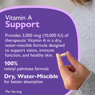 Βιταμίνη Α 3.000mcg (10.000 IU), Κάψουλες