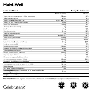 Πολυβιταμίνη Απώλειας Βάρους Multi-Well, Κάψουλες 