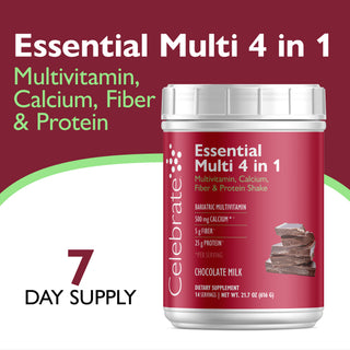 Essential Multi 4 σε 1 πολυβιταμίνη με ασβέστιο + πρωτεΐνη, σκόνη