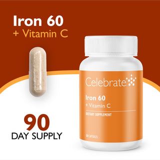 Σίδηρος 60 mg + Βιταμίνη C, κάψουλες