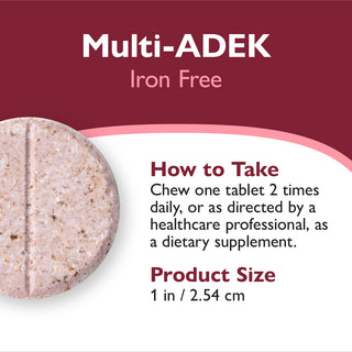 Βιταμίνη Multi-ADEK χωρίς σίδηρο, μασώμενη, Berry Sorbet