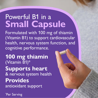 Θειαμίνη Βιταμίνη Β1, 100 mg, Κάψουλες