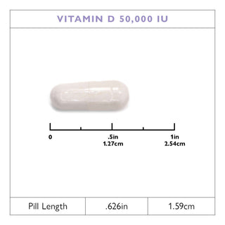 Βιταμίνη D3 1.250mcg (50.000 IU), Κάψουλες